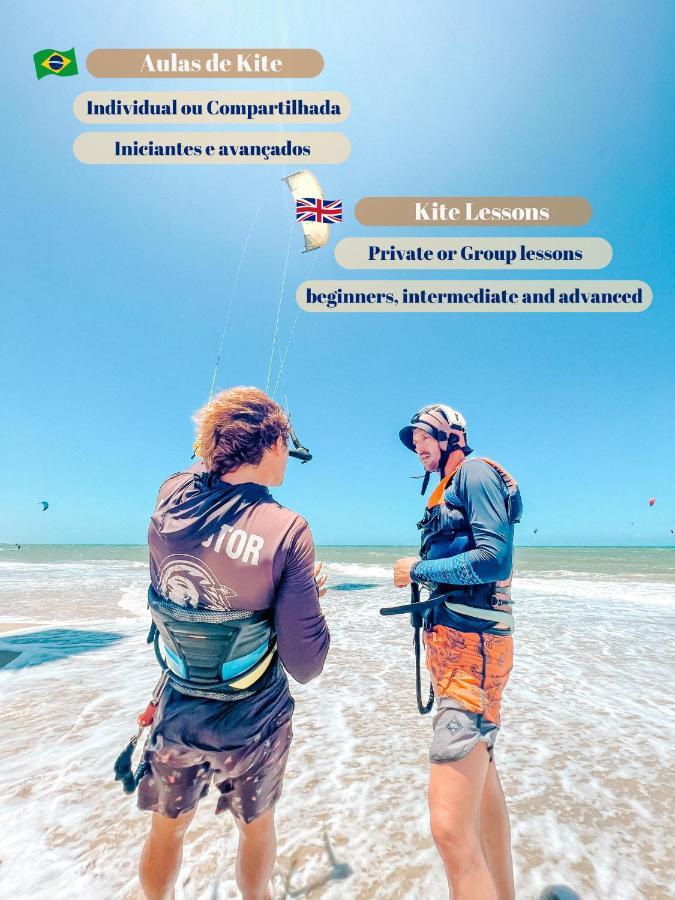 Indiana Kite School And Hostel Cumbuco Ngoại thất bức ảnh